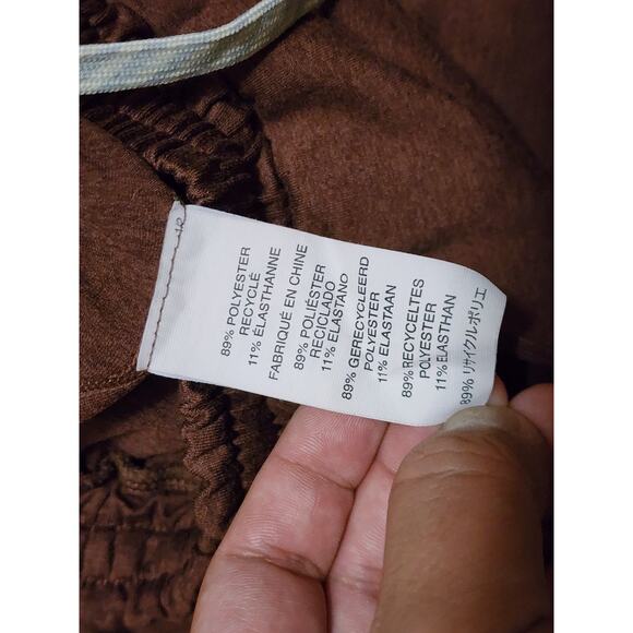 Vuori Boyfriend Performance Shorts Small Maroon Dream Knit Relaxed Yoga VW3007 - Picture 6 of 8